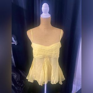 yellow max studio top